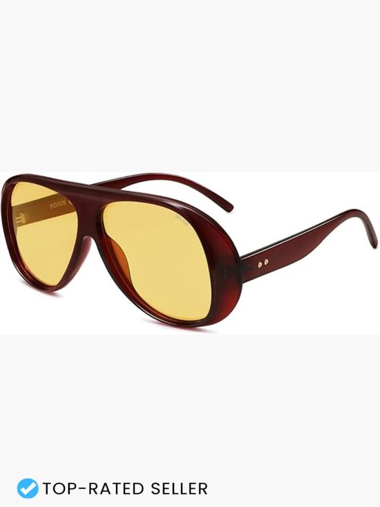 Accessories - Retro Polarized Oversized Aviator Sunglasses Vintage Square Shades Trendy